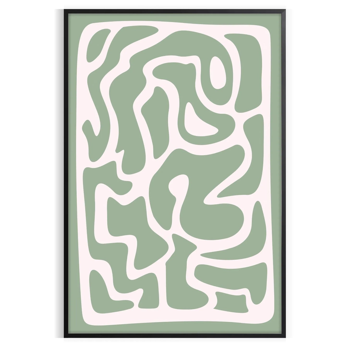 perfect blend style trend vibrant green blue poster eye wall art ideal gift pop color space decor captivating print available unframed options