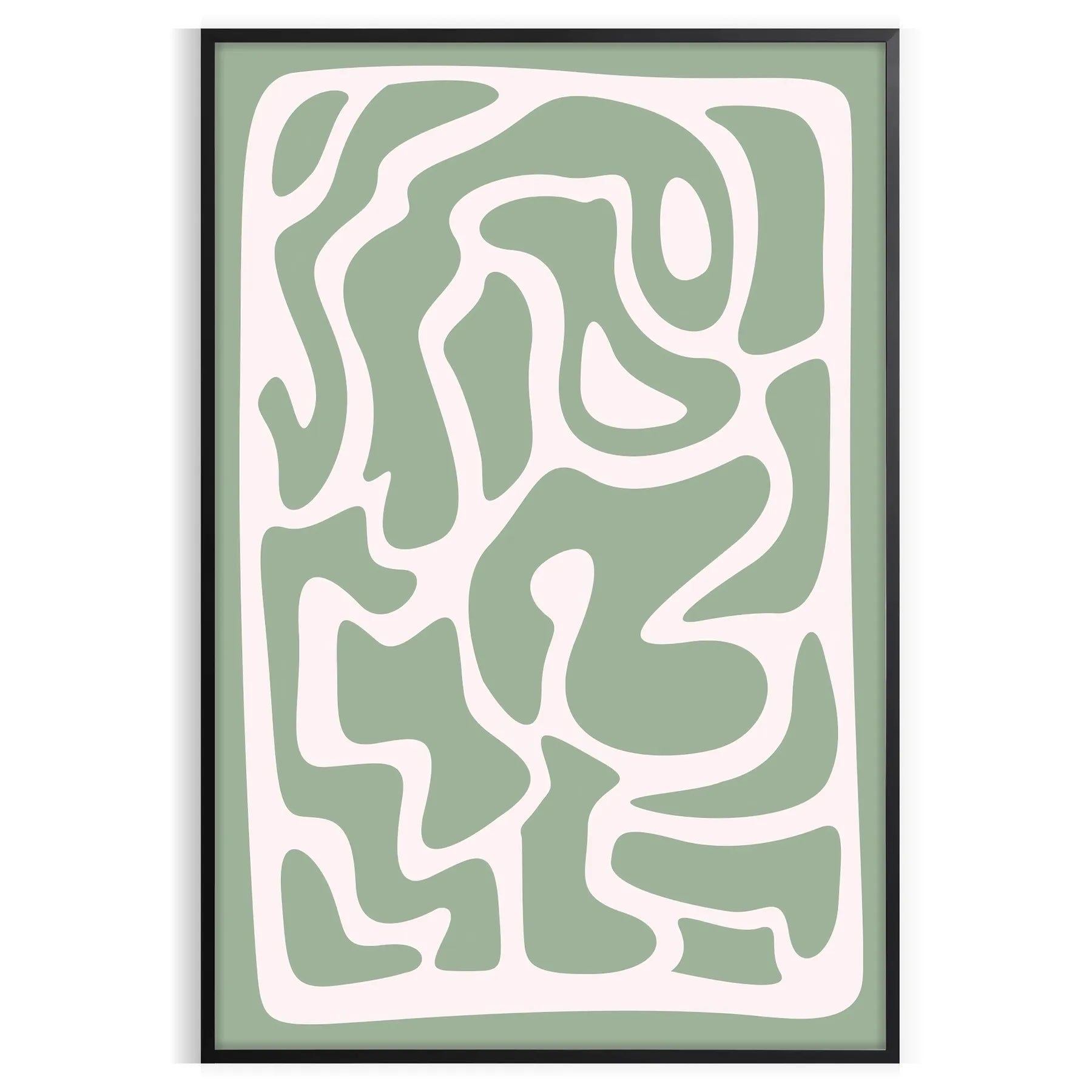 perfect blend style trend vibrant green blue poster eye wall art ideal gift pop color space decor captivating print available unframed options