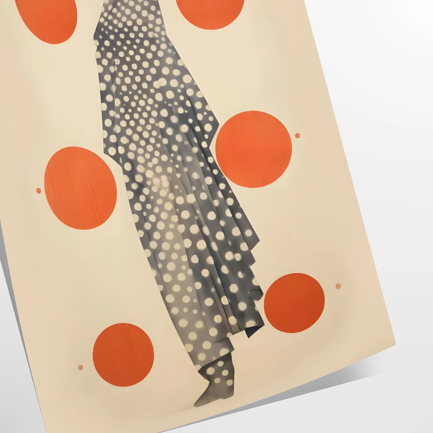 popular poster stylish gray vibrant orange striking piece wall art gift artwork modern touch space decor today sizes A4 cm A0