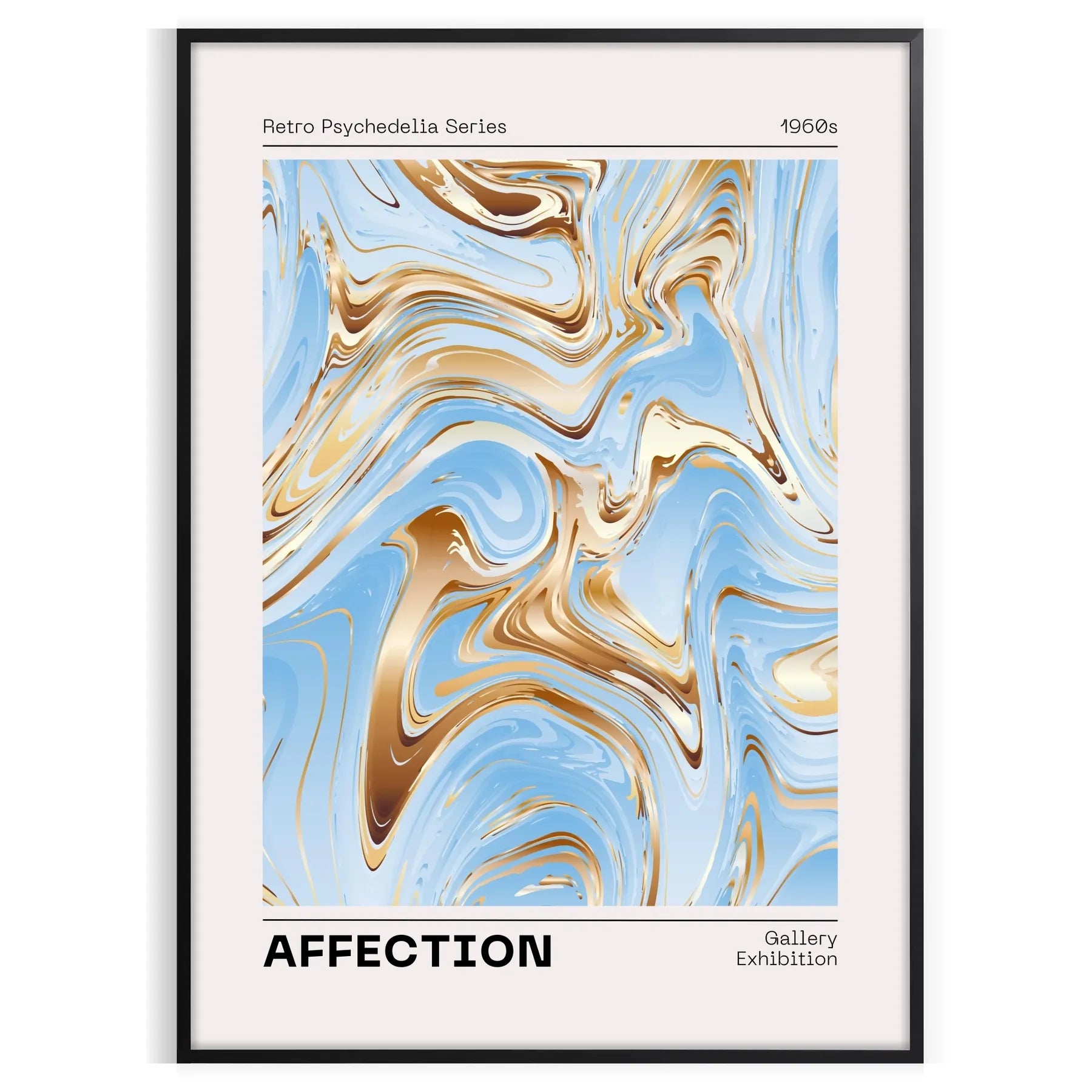 space retro psycho poster eye blend black green hues wall art thoughtful gift striking print touch vintage drama setting sizes A4 cm A0