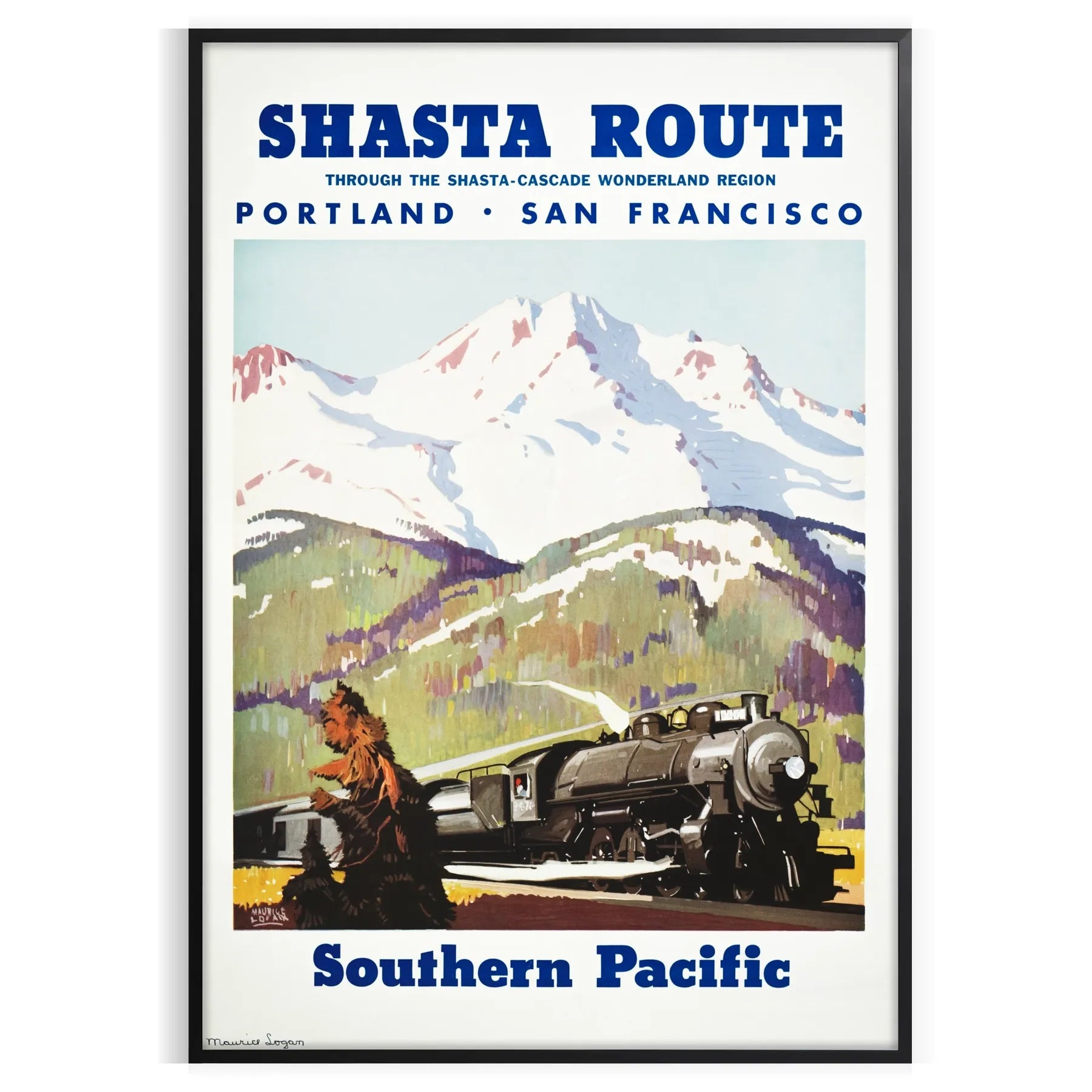 charm San Francisco Portland stunning gray green travel poster wall art gift artwork city vibes earthy elegance space standalone print