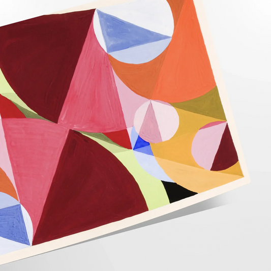 vibrant popular art eye poster warm shades orange brown touch creativity space unique wall excellent gift occasion style available