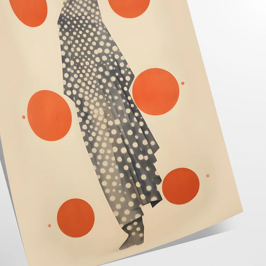 popular poster stylish gray vibrant orange striking piece wall art gift artwork modern touch space decor today sizes A4 cm A0